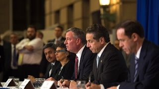 Mayor Bill de Blasio Hosts Press Conference with Governor Cuomo [upl. by Ennaeel770]