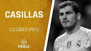 ⚽ FIFA 22  Cómo hacer a CASILLAS en CLUBES PRO ✔️ [upl. by Ahsimit]