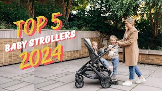 Top 5 BEST Baby Strollers in 2024 [upl. by Marabel823]