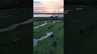 A Beautiful amp Stunning Sunset in Charleston SC  Shem Creek charleston sunset short drone [upl. by Levesque]