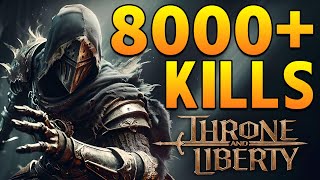 WHAT 8000 KILLS LOOKS LIKE IN THRONE AND LIBERTY  Rank 1 BowDagger 1vX Highlights [upl. by Claudianus]