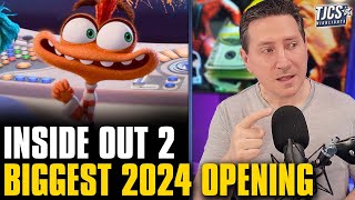 Inside Out 2 Hits Biggest Box Office Opening Day Of The Year [upl. by Opportuna]