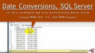 sql date conversion  Convert Date format into DDMMYYYY format in SQL Server [upl. by Larkin769]