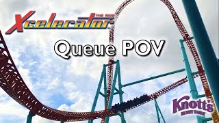 Xcelerator POV Queue Only  Knotts Berry Farm [upl. by Eddie]