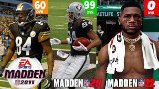 Scoring a Touchdown with Antonio Brown in Every Madden [upl. by Susan]