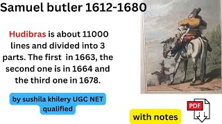 Samuel butler 16121680 Hudibras [upl. by Naraj172]