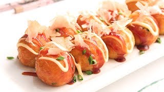 Takoyaki  Receta Fácil de Bolas de Pulpo Japonesas [upl. by Brouwer]