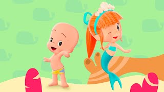 Swimming Dance  Cleo and Cuquin Nursery Rhymes for Kids [upl. by Giuditta653]