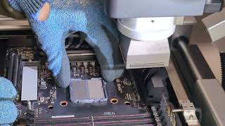 CPU Socket Removal Motherboard socket replacement AM5 ROG X670E HERO [upl. by Lareena980]