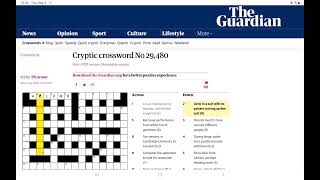 Guardian Cryptic Crossword Thursday 5 September 2024 [upl. by Aroled150]