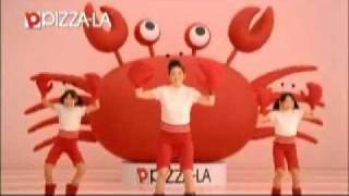 本たらばとエビのクリームグラタンピザ pizza la tvcm [upl. by Zobe840]