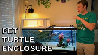 Turtle Tank Setup  Everything That Goes Into My RES Enclosure [upl. by Atteynad]