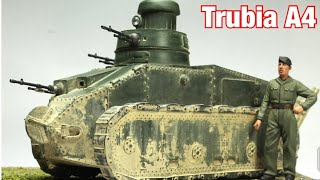 A weird looking tank 135th Resin Lab Models Trubia A4 Tank [upl. by Nevart]