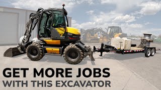 Contractor’s Perspective Why LampS Earthworx Opted for Mecalac’s MWR Wheeled Excavator [upl. by Eimmelc931]