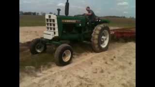 1967 Oliver 1750 plowing with a White 508 [upl. by Ainegue]