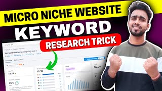 Micro Niche Keyword Research Find Low Competition Keywords For Micro Niche Blog [upl. by Yesllek]