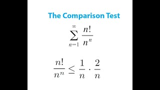 Comparison Test for Series nnn is Less than 2n2 [upl. by Church531]