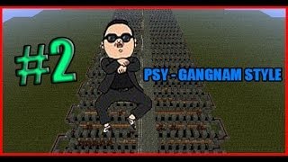 Note Block 11  PSY  GANGNAM STYLE 2 в игре Minecraft [upl. by Rob]