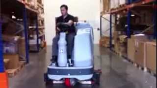 Nilfisk BR1300S Ride on scrubber wwwcleaningmachinesie [upl. by Roter]