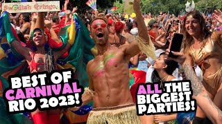 Best of Rio Carnival 2023 🇧🇷 Street party samba parade amp blocos  COMPLETE GUIDE🎶 [upl. by Sanyu]