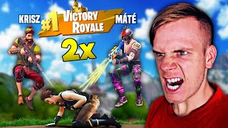 NINCS VÉGE A VIDEÓNAK AMÍG KÉTSZER NYERÜNK 🏆  Fortnite 37 [upl. by Yssis631]