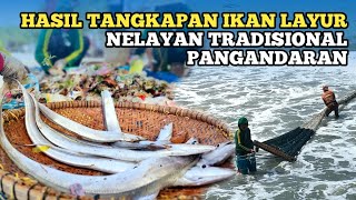 Nelayan Tradisional Pantai Timur Pangandaran Bersemangat Menjaring Ikan [upl. by Harelda]