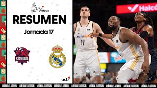 Baskonia  Real Madrid 8599 RESUMEN  Liga Endesa 202324 [upl. by Ecirtahs788]