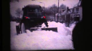 Strenge Winter van 1979 originele 8mm film [upl. by Trellas]