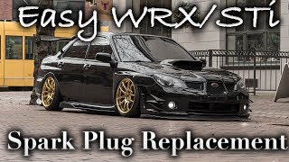 Get Your WRXSTi Running Right  Spark Plug Replacement [upl. by Neelra]