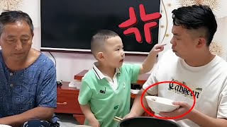 Dad Served Himself First And Was Taught A Lesson By The Cute Babycutebabyfunnyvideossmile [upl. by Oba]