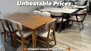 😱Compact Luxury Dining Table sets from Factory outlet  FRESH ARRIVALS IshanInteriors 🤩 [upl. by Ayala103]