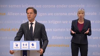 18 juni 2021 Inleidend statement premier Rutte en minister De Jonge [upl. by Rogerson564]