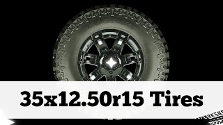 Tire 35x1250r15 in Metric [upl. by Vanhomrigh17]