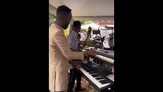 wow Akwaboah is very talented look at him playing the key board piano 🎹 🙏❤️ [upl. by Downey454]