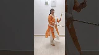 Dandiya Dance Steps youtubeshorts garbadance navratrispecial shrutidancestudio [upl. by Guria]