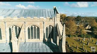 Fotheringhay Church  The Jewel of Northamptonshire  Best aerial content of this structure [upl. by Avin]