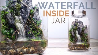 Terrarium with a working waterfall [upl. by Roydd]