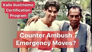 Kalis Ilustrisimo Program Counter Ambush Emergency Moves [upl. by Asilana]