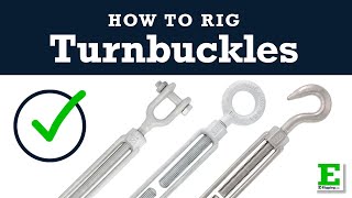 How to Use Turnbuckles in Your Next Rigging Project [upl. by O'Toole408]