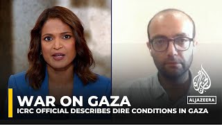 Senior Red Cross official describes dire conditions in Gaza calls for unimpeded humanitarian access [upl. by Mehalick928]