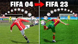 Scoring a CRAZY Goal with Ronaldo in Every FIFA [upl. by Medlin307]