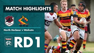 RD 1 HIGHLIGHTS  North Harbour v Waikato Bunnings NPC 2021 [upl. by Sedda807]