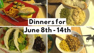 Whats for Dinner June 8th to 14th  Family Meal Ideas  19 [upl. by Nnor]