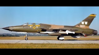 F105G Thunderchief Wild Weasel display at Air Force Museum [upl. by Zetnas260]