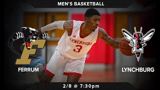 Ferrum Panthers vs Lynchburg Hornets Mens Basketball [upl. by Nahsin452]