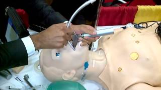 Pocket Bougie One Person intubation technique with trigger hold [upl. by Anaimad]