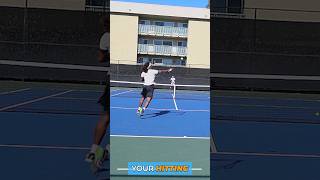 How to crush high balls in tennis 💥 [upl. by Nahs]