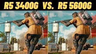 RYZEN 5 3400G vs RYZEN 5 5600G  RTX 3060 in 13 GAMES [upl. by Townie]