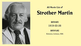 Strother Martin Movies list Strother Martin Filmography of Strother Martin [upl. by Notgnimer735]