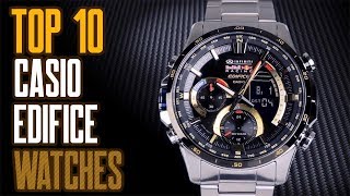 Top 10 Best Casio Edifice Watches 2019 [upl. by Omora]